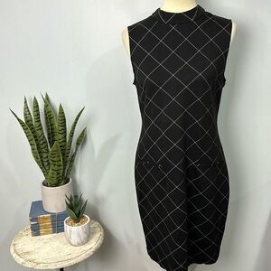 Sharagano black dress size 8
